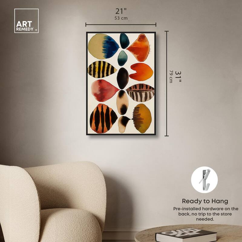Assembled Pieces II Canvas by Art Remedy