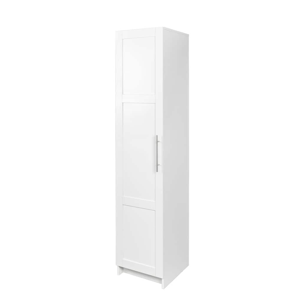 Tall Stackable Storage Cabinet White Corner Cabinet Floor Cabinet