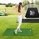 preview thumbnail 3 of 6, Costway 5 x 3 FT Golf Hitting Mat Artificial Indoor Outdoor Turf Golf - See Details