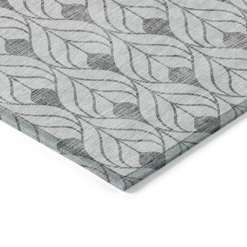 HomeRoots Geometric Transitional Rectangle Outdoor Rug