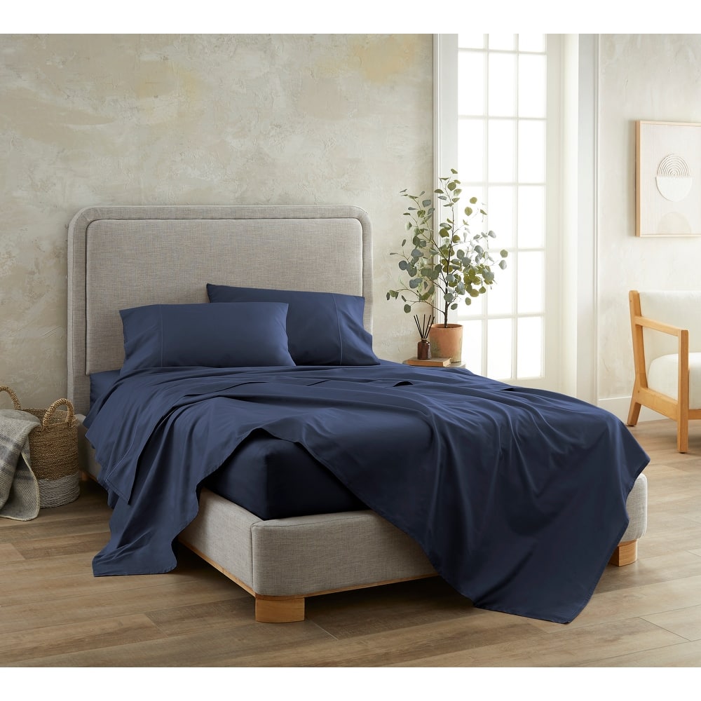 Organic Cotton Sateen Bed Sheets - 300 Thread Count