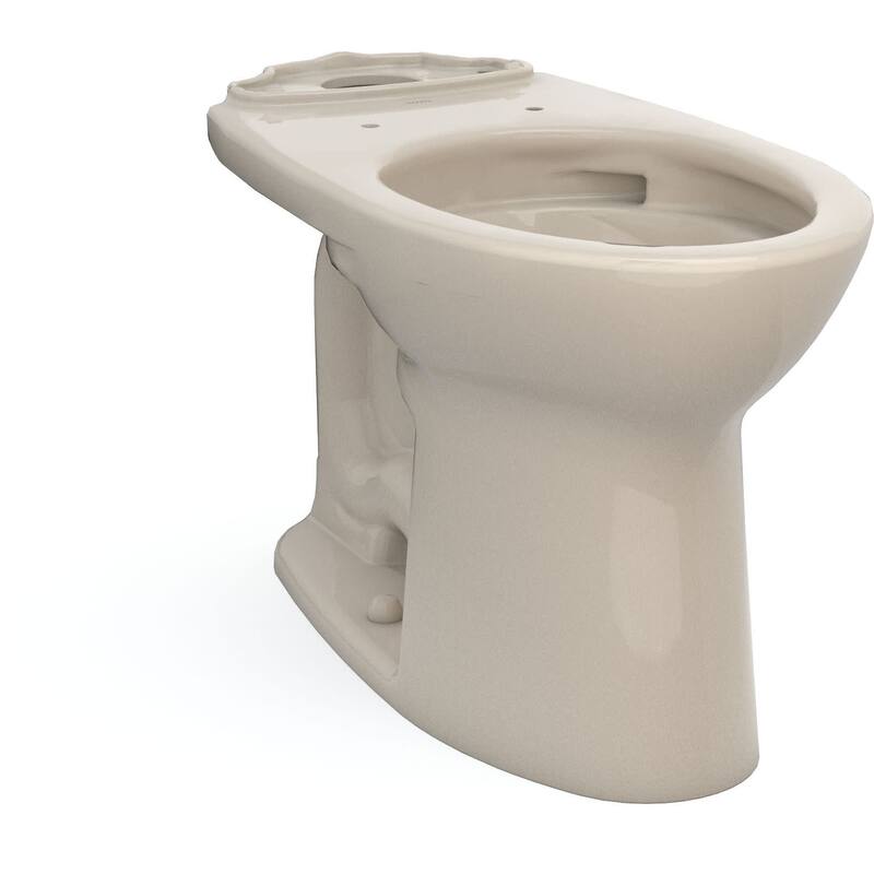 TOTO Drake Elongated Tornado Flush Toilet Bowl with Cefiontect - Bone