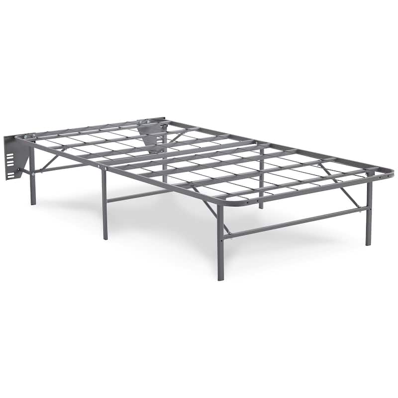 Signature Design by Ashley Chime 10 Inch Hybrid White/Gray 2-Piece Twin Mattress Package