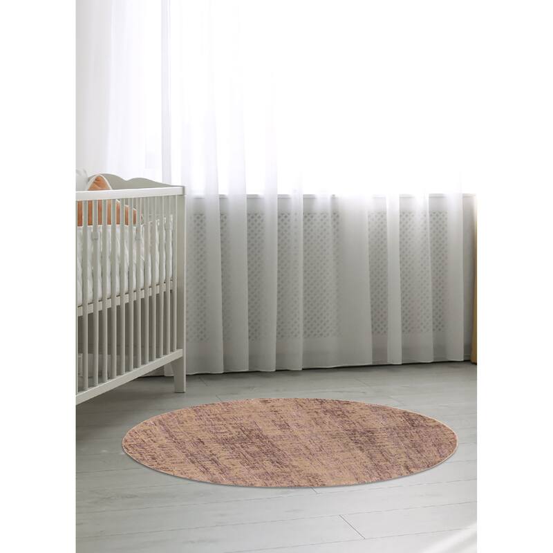 ECARPETGALLERY Hand-knotted Legacy Taupe Silk, Wool Rug - 5'11 x 5'11