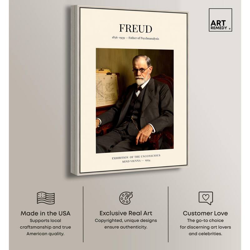 Father of Psychoanalysis Canvas by Art Remedy