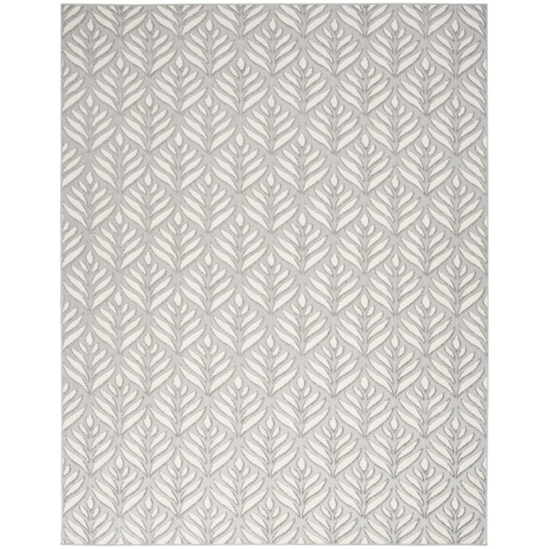 Lane Botanic Elegance Weather Resistant Sleek Contemporary Outdoor Rug - 8' X 11'