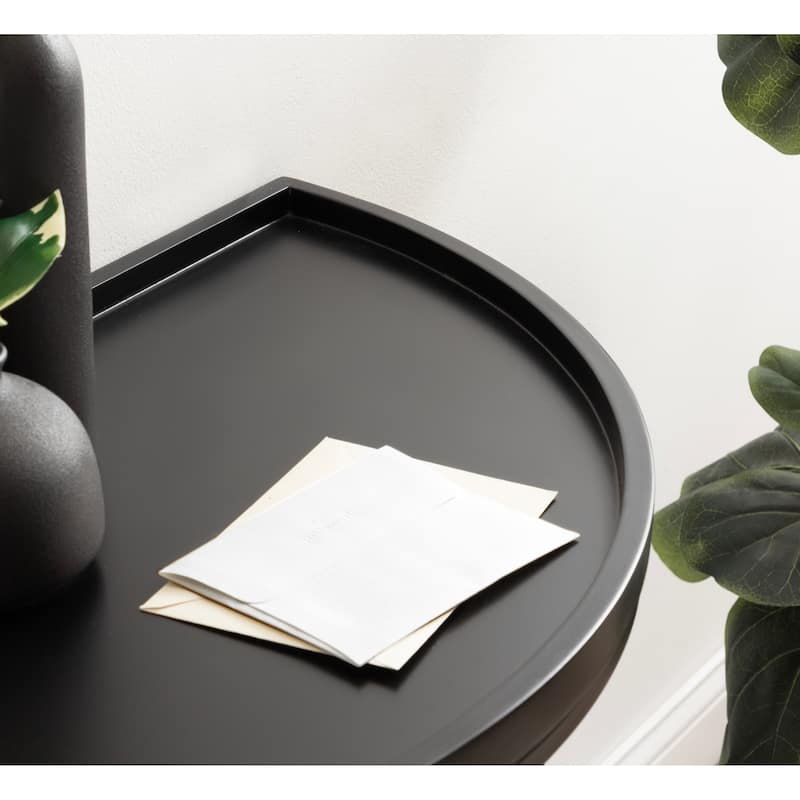 Kate and Laurel Dorrah Half-Circle Console Table