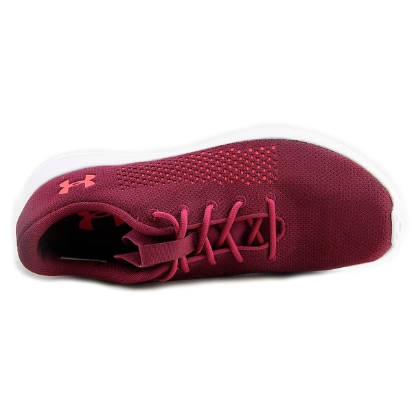 burgundy under armour shoes