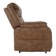 preview thumbnail 13 of 11, Signature Design by Ashley Yandel Brown Power Lift Recliner
