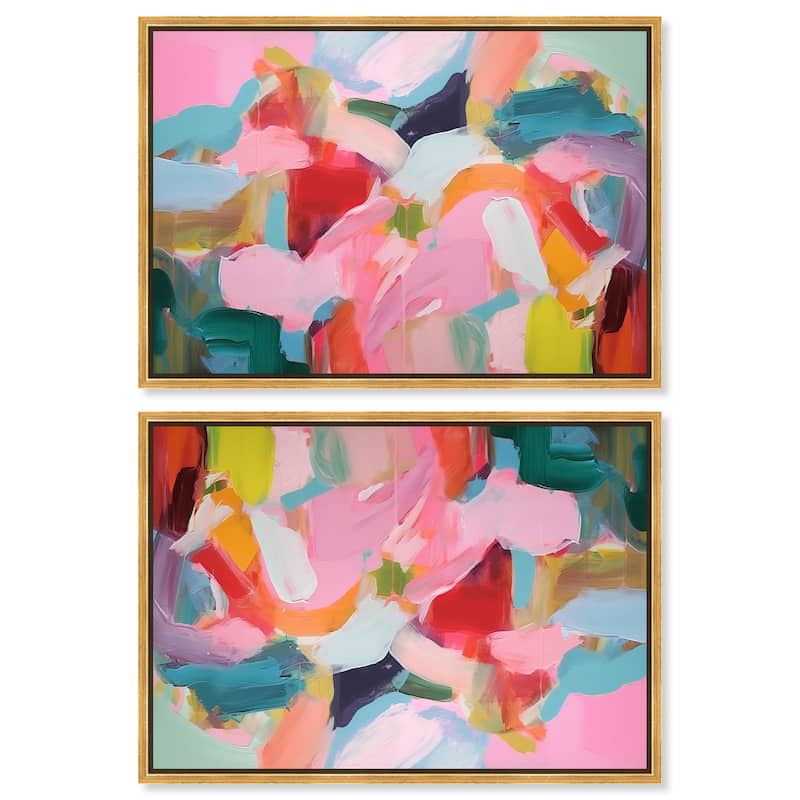 Gold Dust I Canvas by Art Remedy - 16" x 24" - White