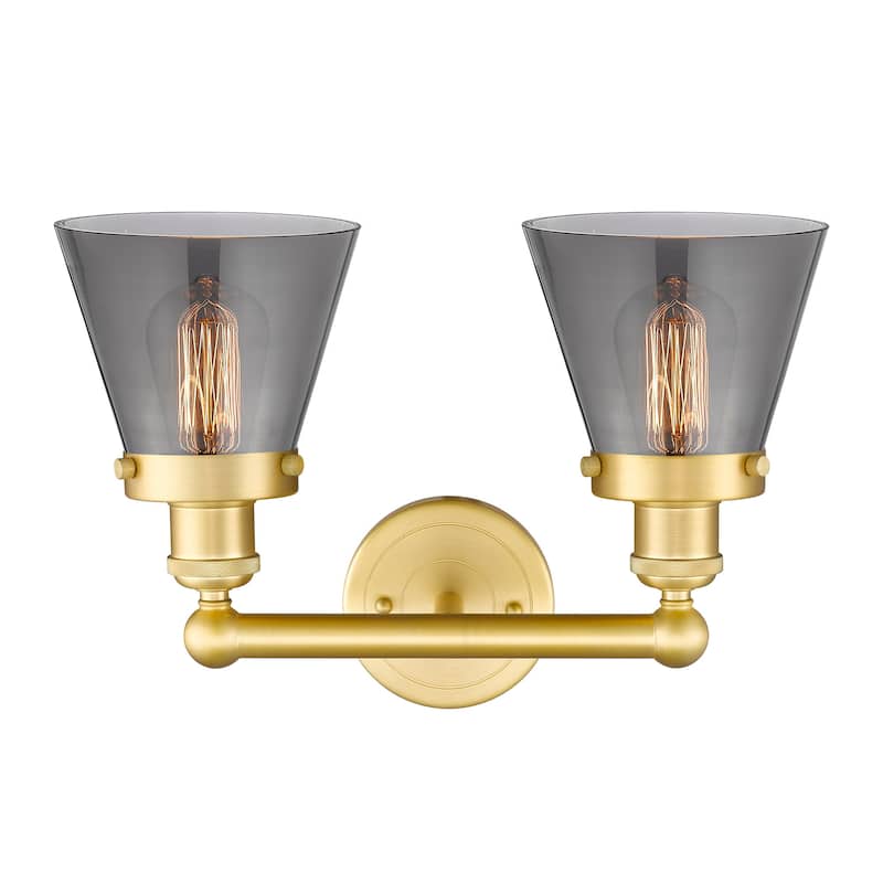 Innovations Lighting 616-2W-10-16 Cone Vanity Cone 2 Light 16" Wide
