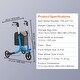 preview thumbnail 7 of 5, 3 Wheels Rollator Walker for Seniors with Large Wheels & Spacious Storage Bag - 33.8" to 38.8" 260 pounds