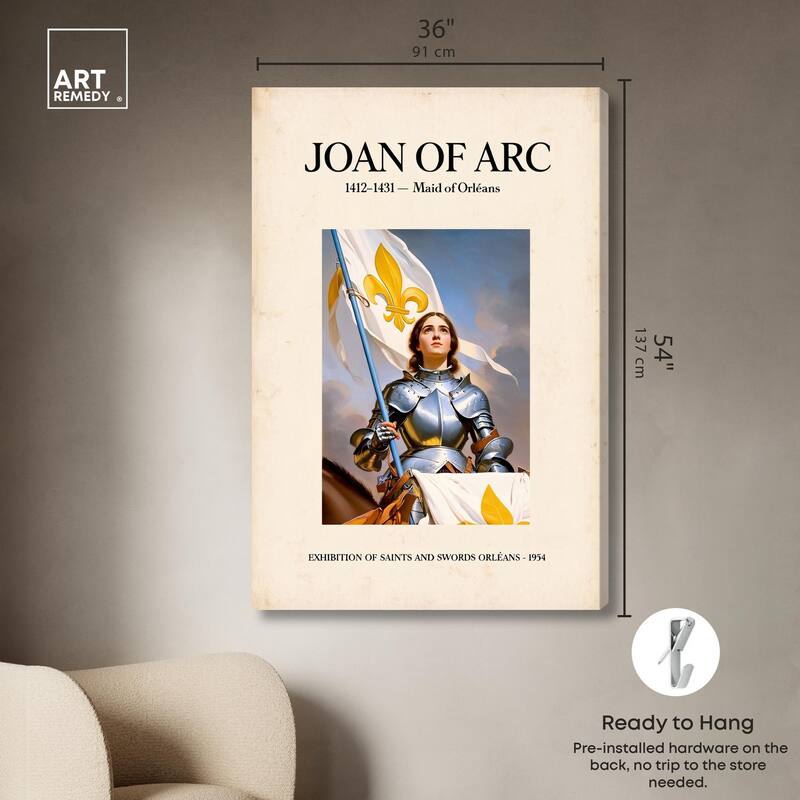 Maid of Orleans Canvas by Art Remedy, Gallery Wrapped