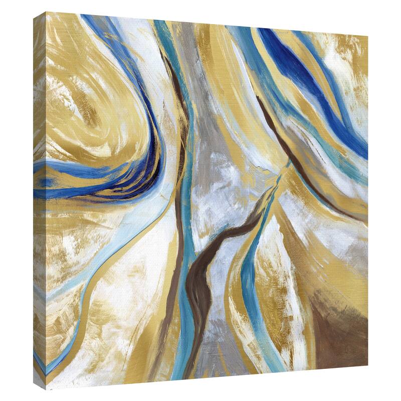 Agate & Gold II by Nan Canvas Art Print