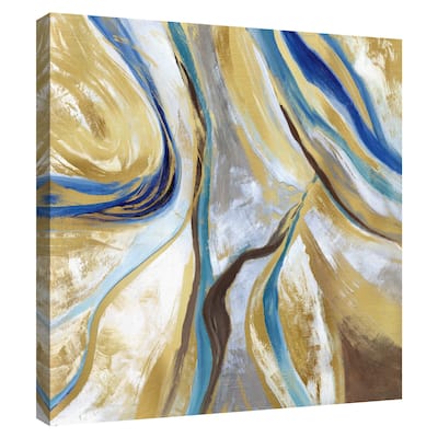 Agate & Gold II by Nan Canvas Art Print