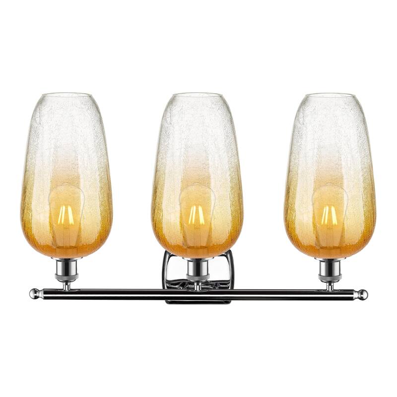 Innovations Lighting Endless Possibilities Ballston - Brookhaven Flute - 3 Light 27" Bath Vanity Light