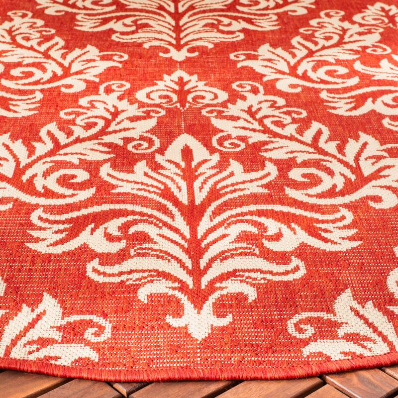 SAFAVIEH Courtyard Moshka Indoor/ Outdoor Waterproof Patio Backyard Rug