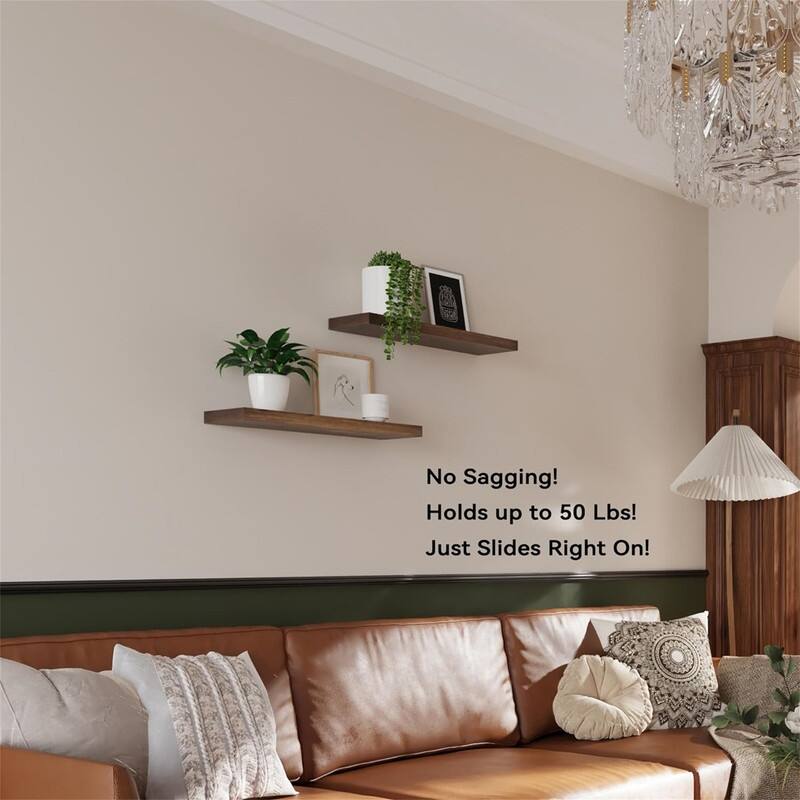 Wood Floating Shelves 24 inch