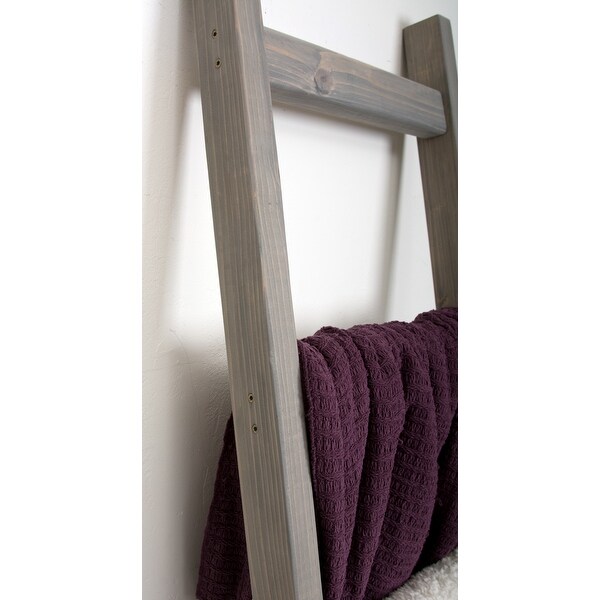 Chunky Rustic Farmhouse Solid pine wood towel Ladder/Shelf Unit Storage Display 