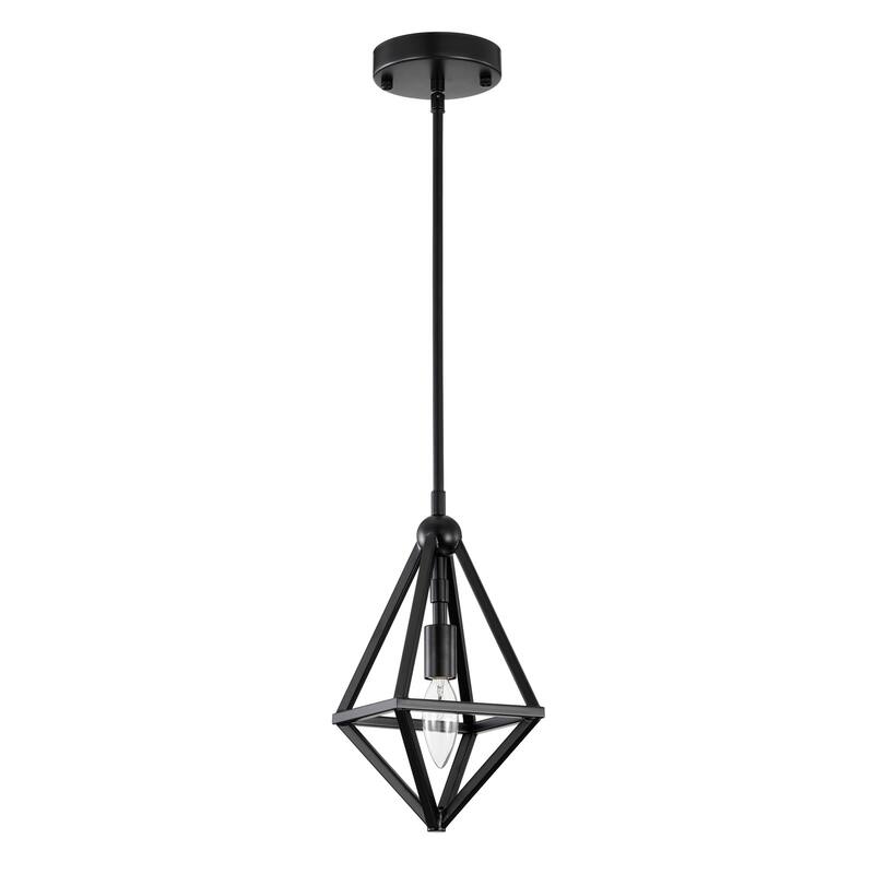 Tomo 8 Inch Matte Black Single Light Pendant