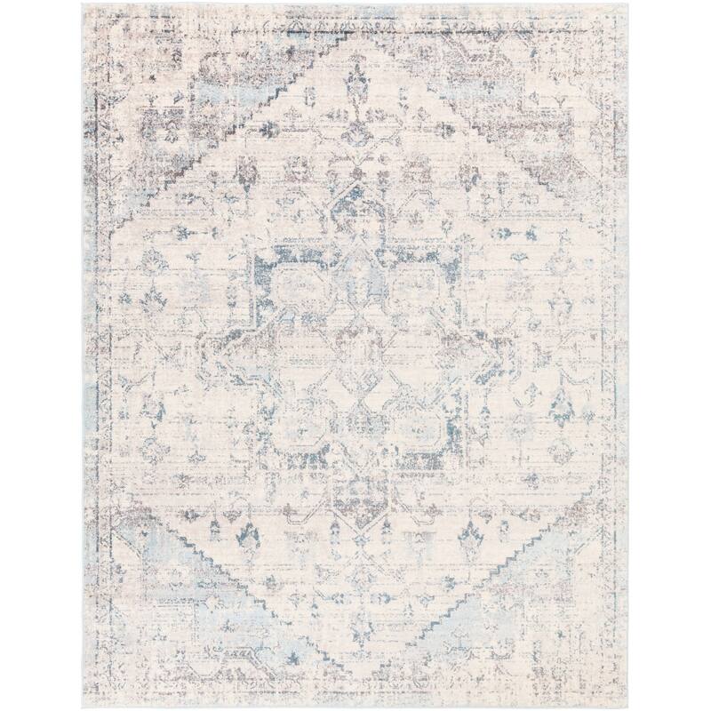 Livabliss Traditional Ankara Medallion Area Rug