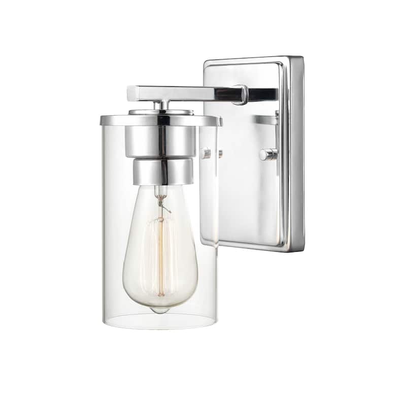Millennium Lighting Verlana 1-Light Wall Sconce in Multiple Finishes with a Clear Glass Shade