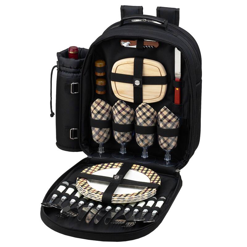 Picnic at Ascot Four Person Equipped Picnic Backpack