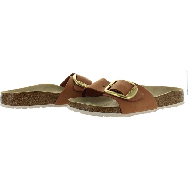 madrid big buckle slide sandal