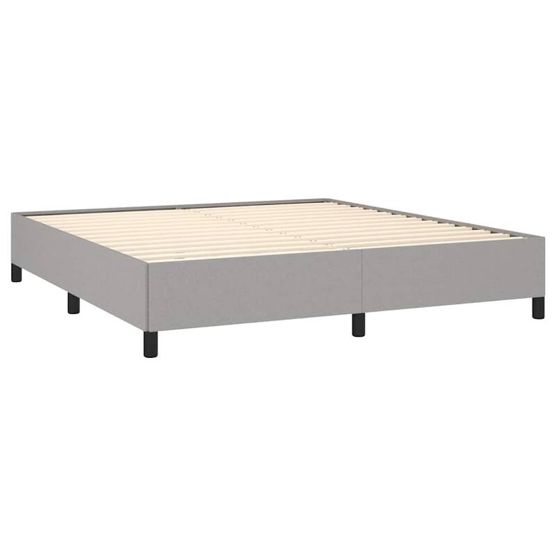 vidaXL Bed Frame, Fabric, No Mattress