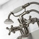 preview thumbnail 24 of 31, Kingston Brass Deck Mount Clawfoot Tub Faucet with Hand Shower