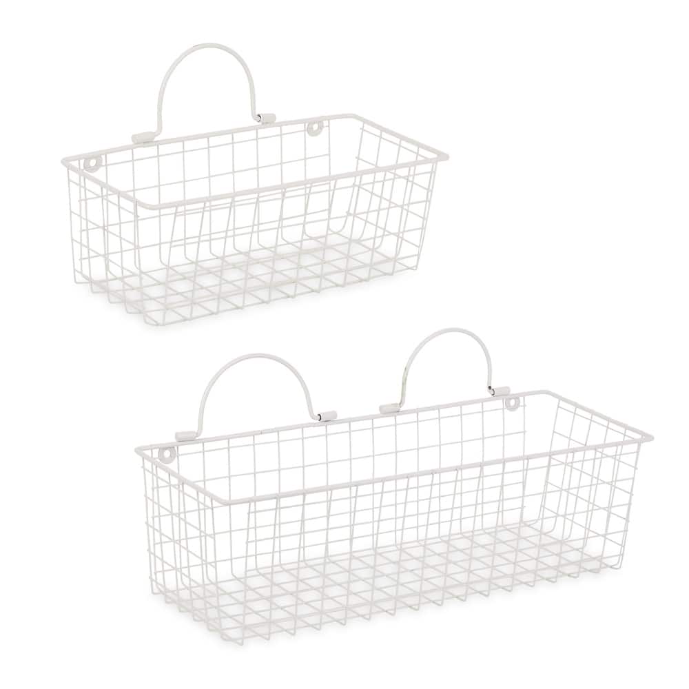 DII Wire Wall Basket(Set of 2) Grey