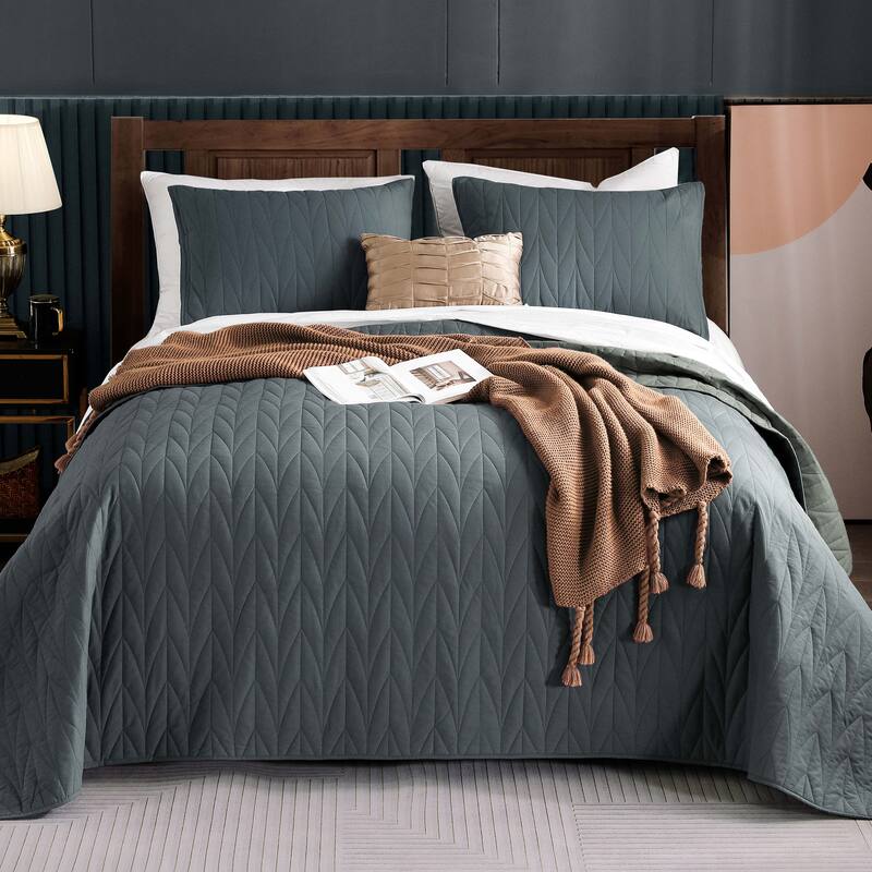 Wonderful Cotton Quilt Set 3 Piece Reversible
