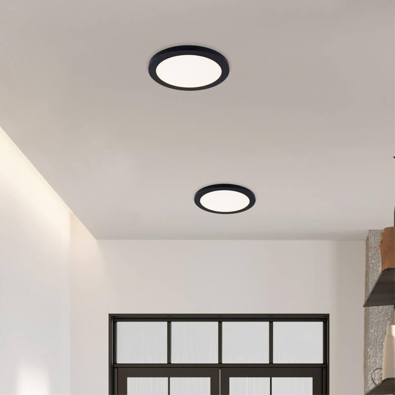 Westinghouse Lighting 12 Inch 22 Watt Dimmable LED Indoor Flush Mount Fixture with Color Temperature Selection - 12 Inch