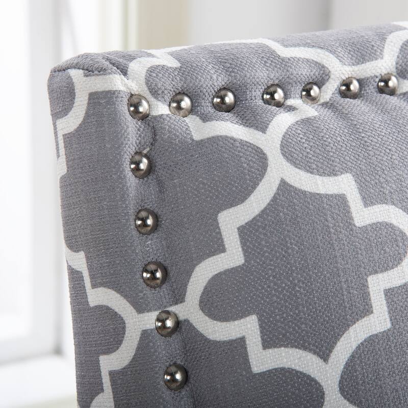28.54" Accent Chair with Nailheads