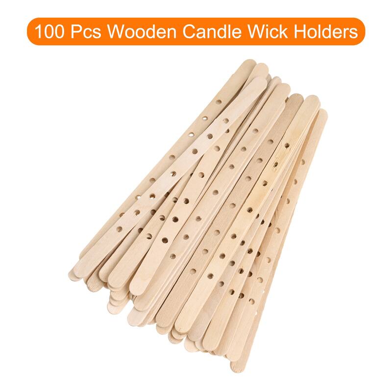 Craft Sticks 7" x 0.39" Ice Cream Sticks with 7 Holes for Craft - Wood
