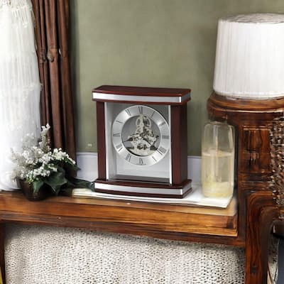 Howard Miller Templeton Contemporary Modern Mantel Clock with Movements