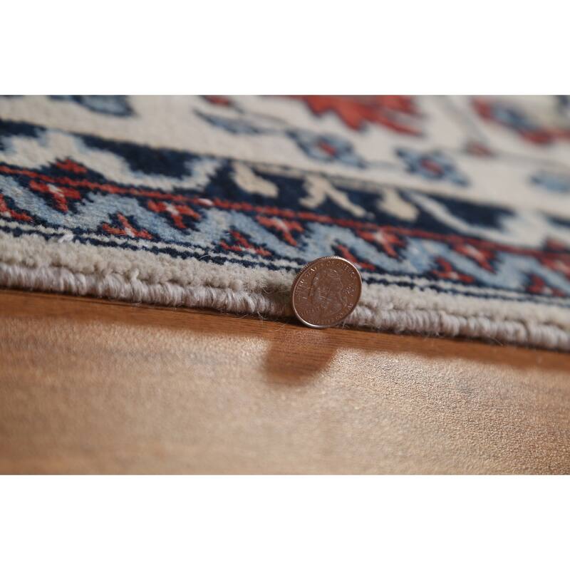 Floral Kashan Mohtasham Turkish Oriental Area Rug Wool Hand-knotted - 9'9" x 13'0"