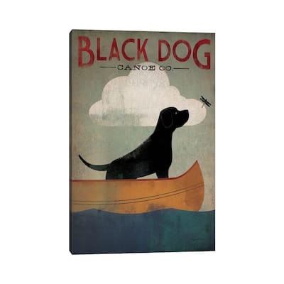 iCanvas "Black Dog Canoe Co. I" by Ryan Fowler Canvas Print