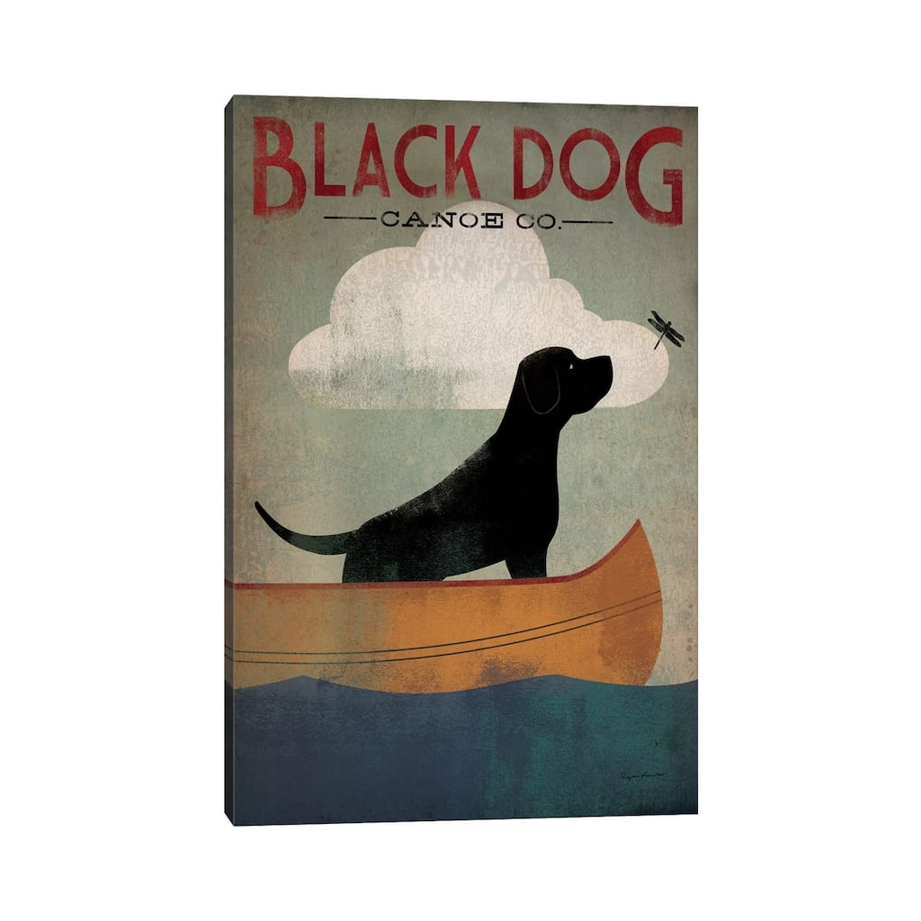 iCanvas "Black Dog Canoe Co. I" by Ryan Fowler Canvas Print