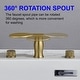 preview thumbnail 29 of 29, Double Handle Waterfall Swivel Bathroom Tub Faucet