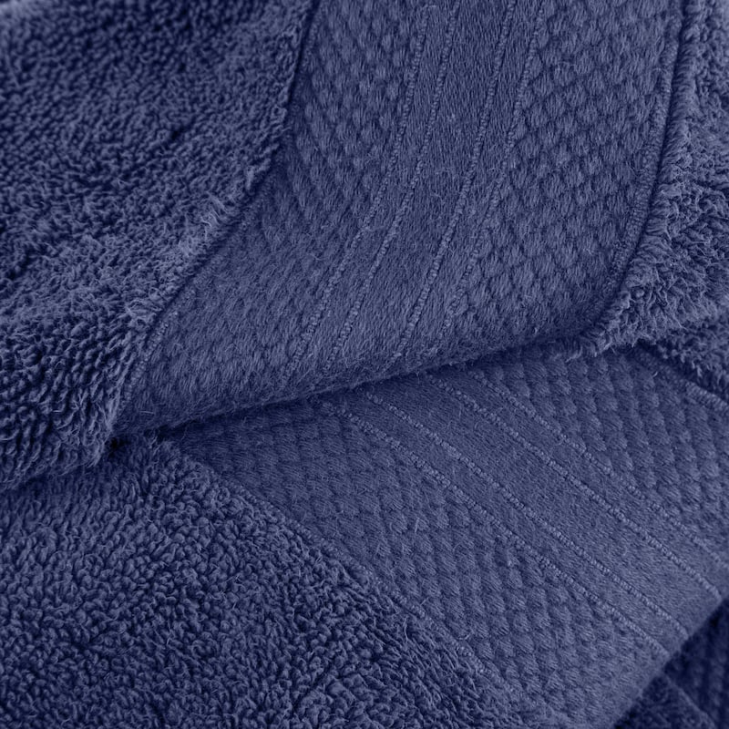 Superior Turkish Cotton Solid Heavyweight Bath Sheet Set of 2
