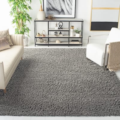 SAFAVIEH August Shag Veroana Solid 1.5-inch Thick Rug