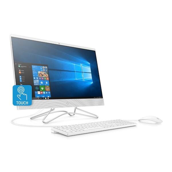 Shop Hp 24 F0046 Fhd Touch Wled All In One Pc Amd A9 8gb 1tb