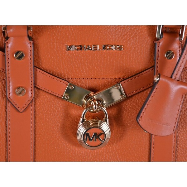 michael kors burnt orange purse