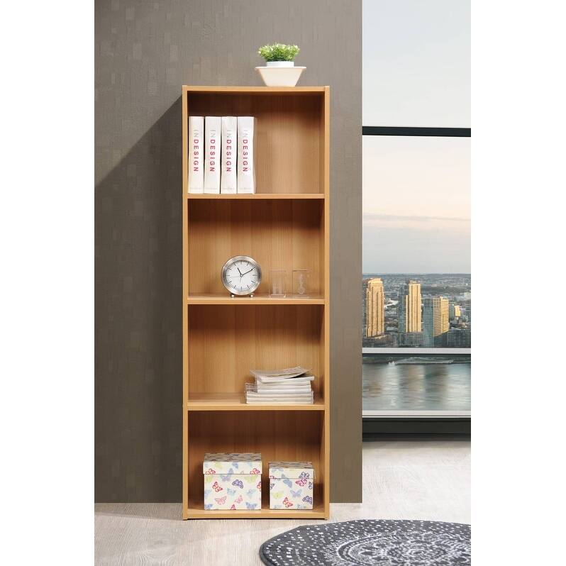 Hodedah 4-Shelf Bookcase