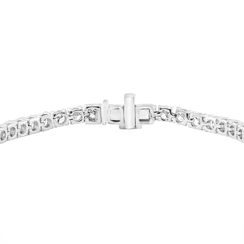 EFFY 14k White Gold Lab Grown Diamond Tennis Bracelet