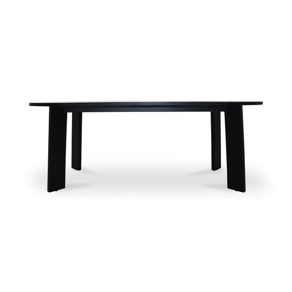 NADAAL STUDIOS Anea, Oval Wooden Outdoor Dining Table, Seats