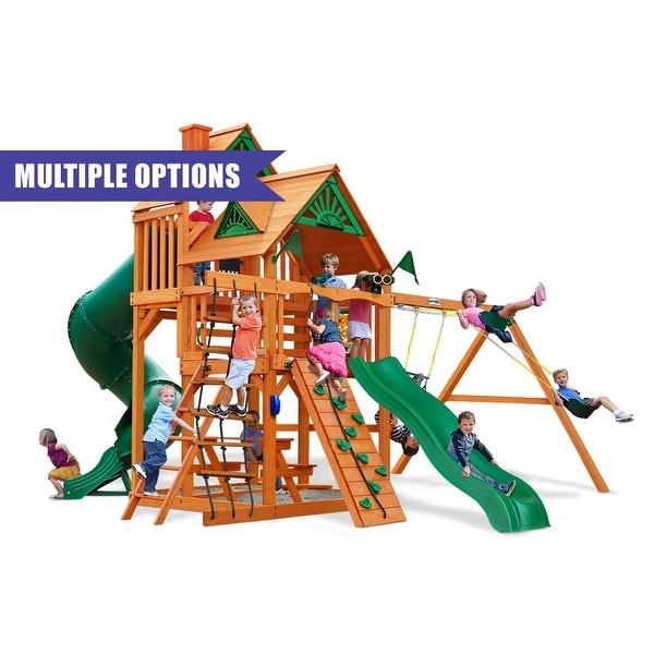 Gorilla Playsets Great Skye I Wooden Play Set with 2 Slides and Multiple Play Decks On Sale Bed Bath Beyond 8959950