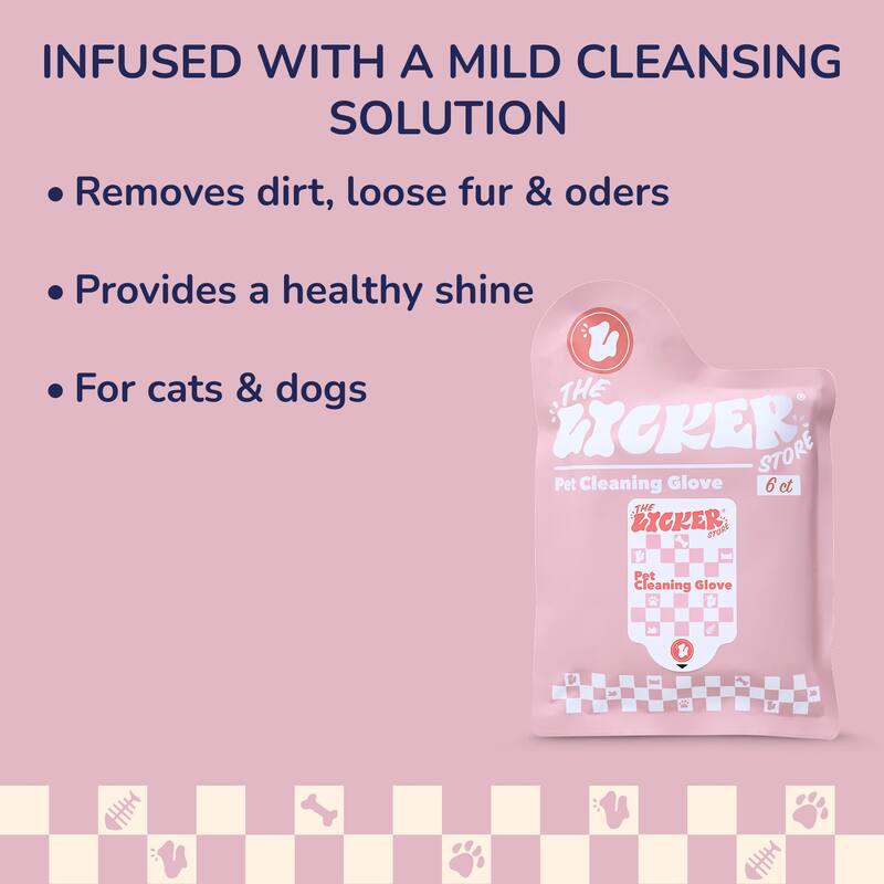 Dog Grooming Soft Glove Hypoallergenic Wipes for Dogs and Cats