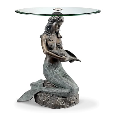 Spi Mermaid End Table - 24 X 22 X 22 inches